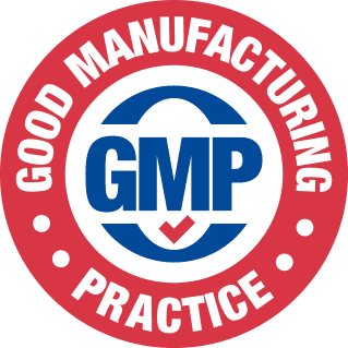 GMP-Certified stamp — BloodPril® is made under audited manufacturing controls